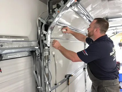 Noisy Garage Door Fix in Tolland