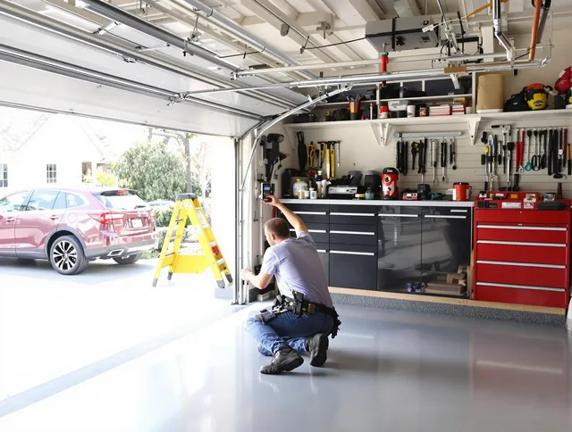 Local garage door repair service by Tolland Garage Door Repair in Tolland