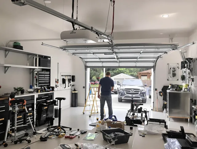 Garage door opener installation by Tolland Garage Door Repair in Tolland