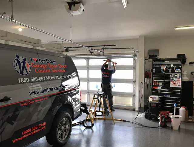 Tolland Garage Door Repair team performing same-day garage door repair in Tolland