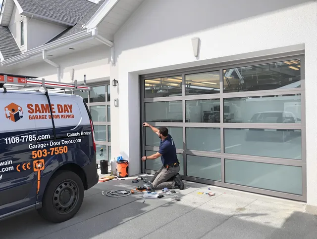 Same-day garage door repair service by Tolland Garage Door Repair in Tolland