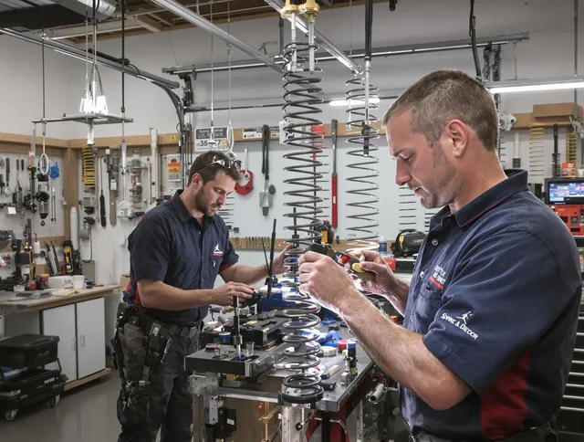 Garage door spring repair service by Tolland Garage Door Repair in Tolland